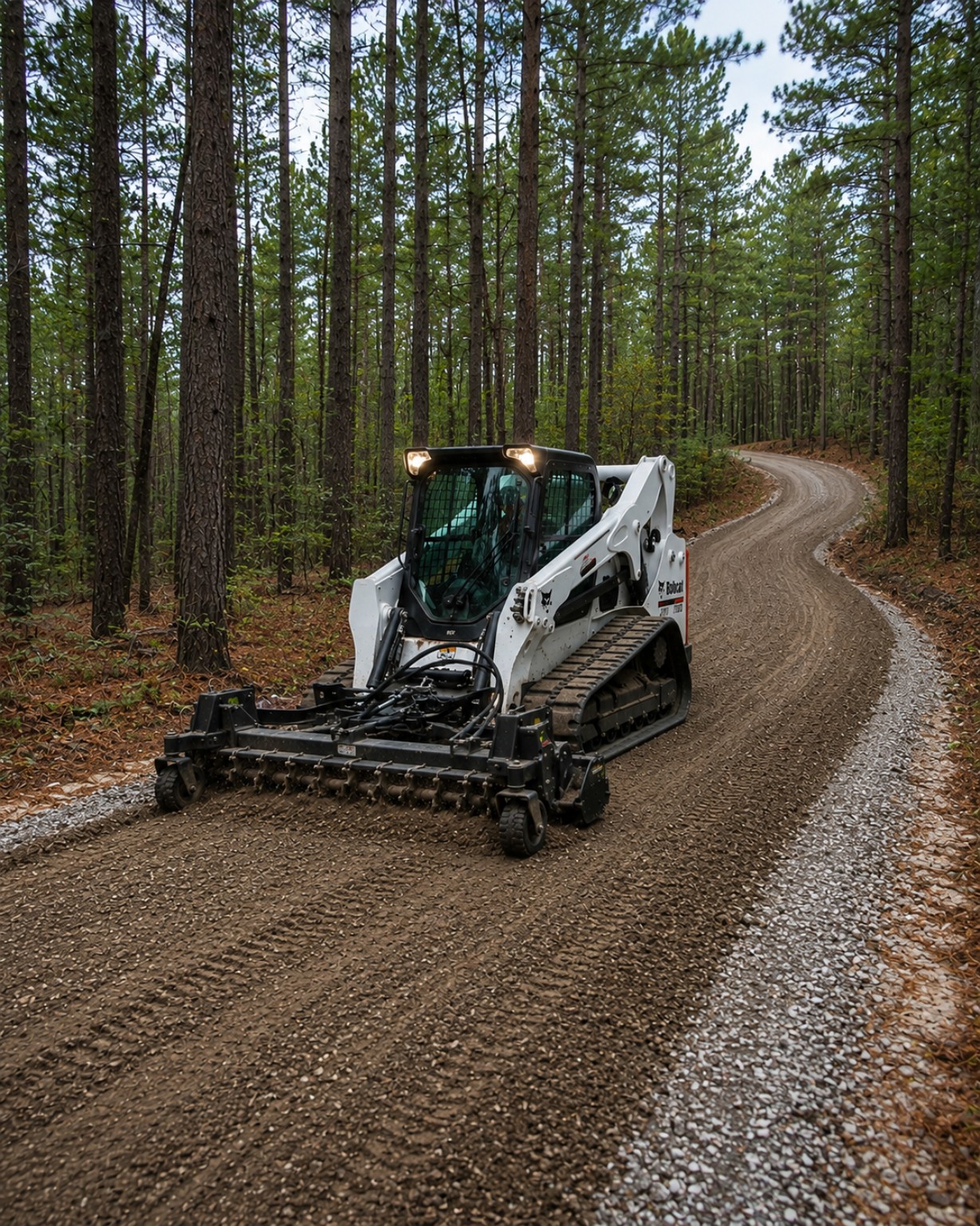 Everlast Grading & Demolition job-site photo of heavy equipment performing site grading and ground preparation