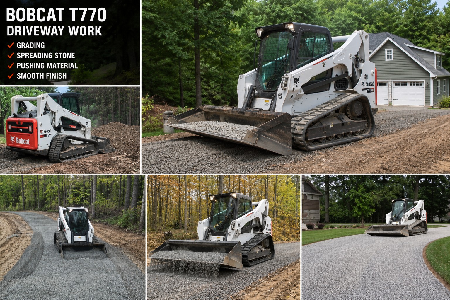 Everlast Grading & Demolition job-site photo of ground leveling and drainage preparation work